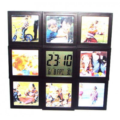 Photoframe with Clock